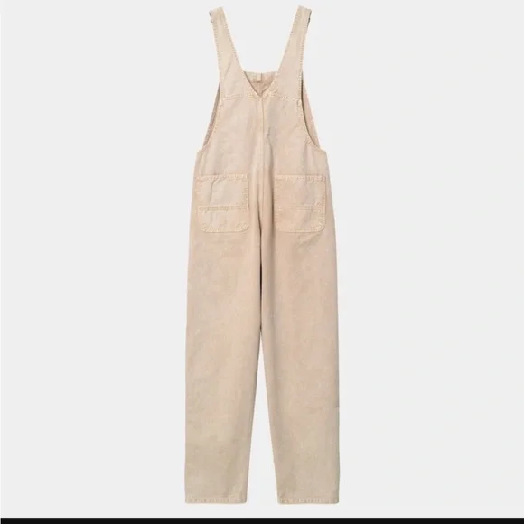 Carhartt WIP Bib Overalls - Dusty Hamilton Brown Size Small - Picture 2 of 9
